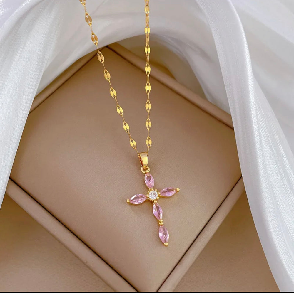 Simple Style Cross Stainless Steel