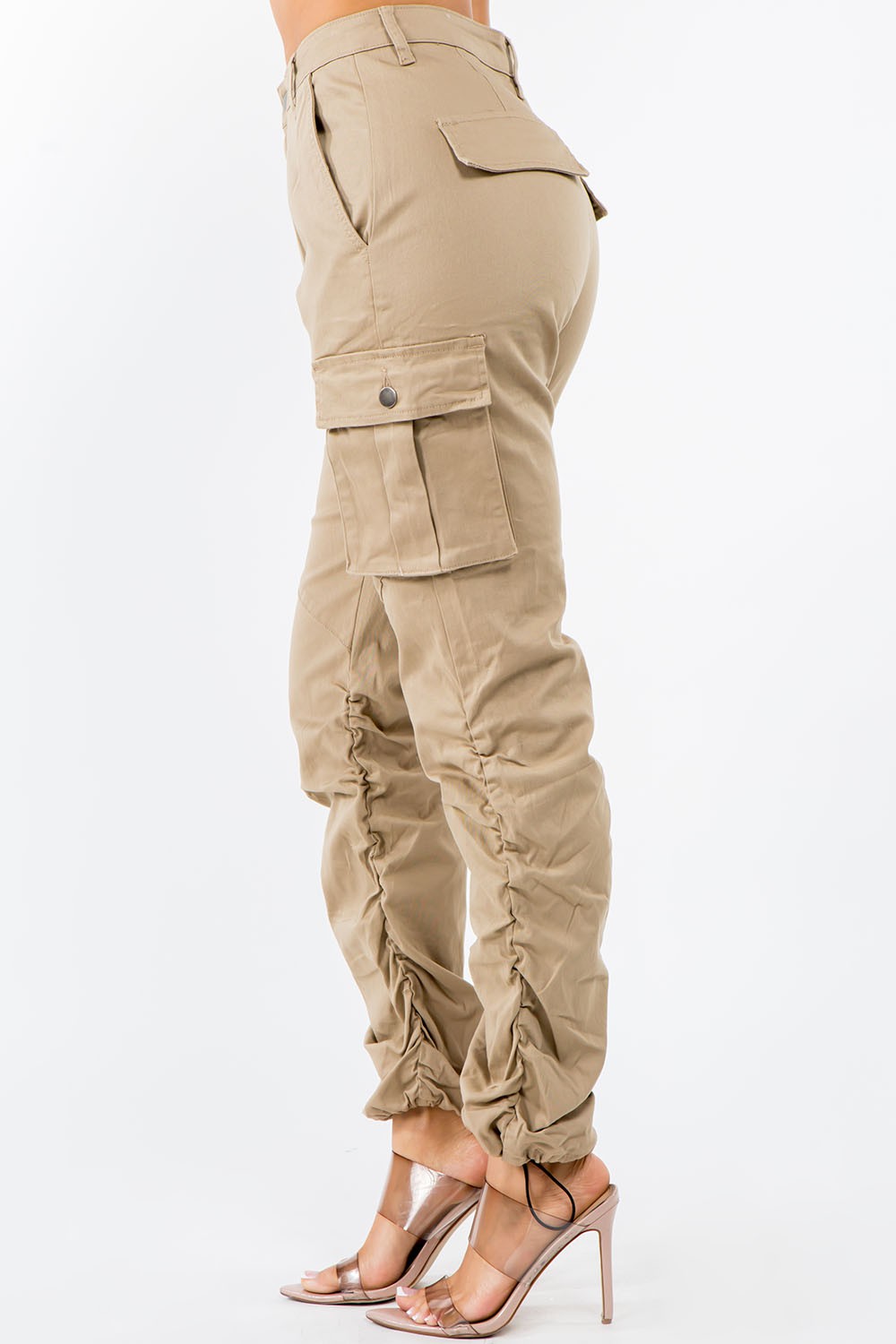 
                  
                    High Waisted Cargo Joggers
                  
                