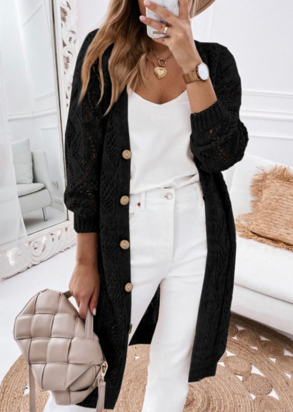 Knit cardigan