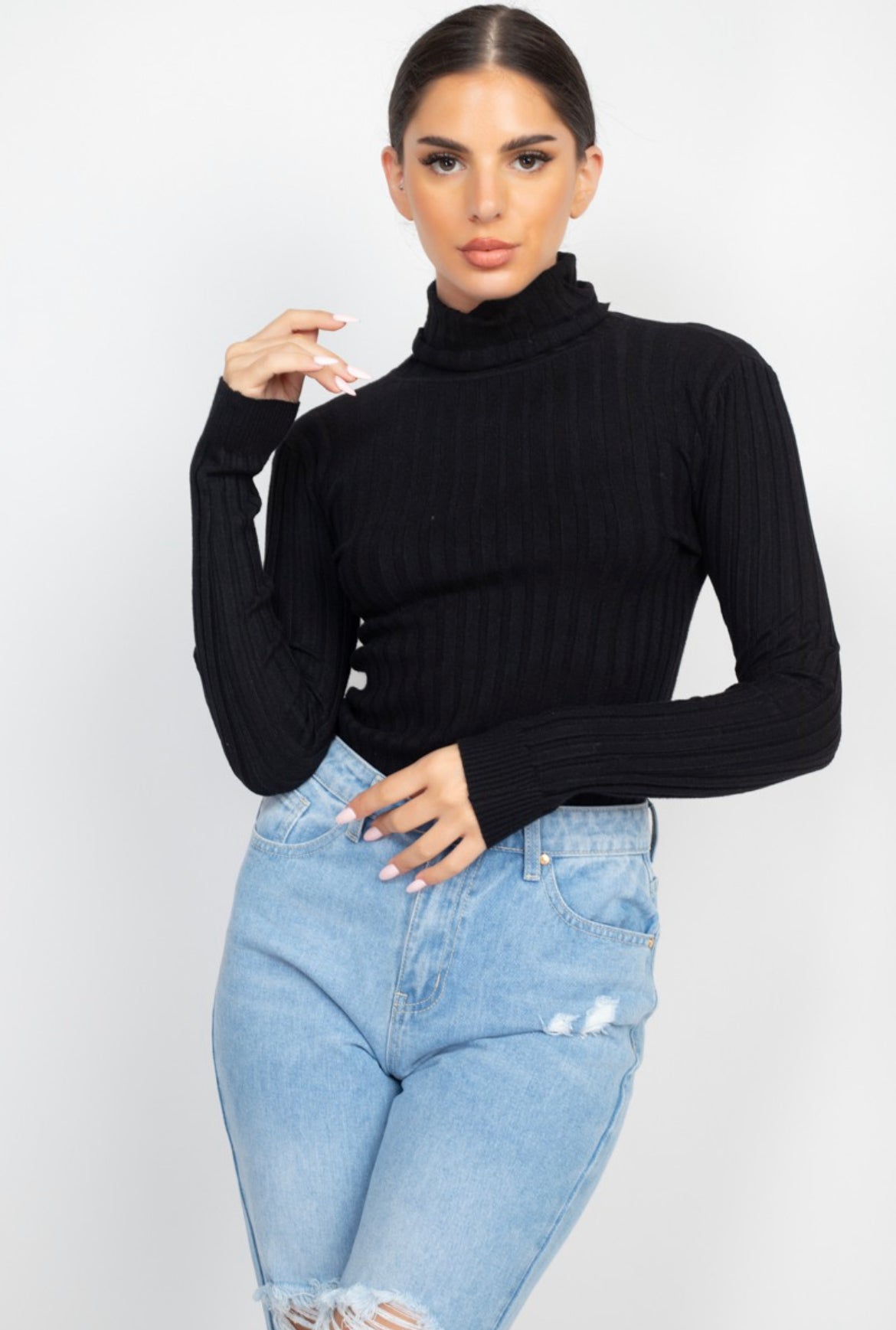 Ribbed Turtleneck sweater