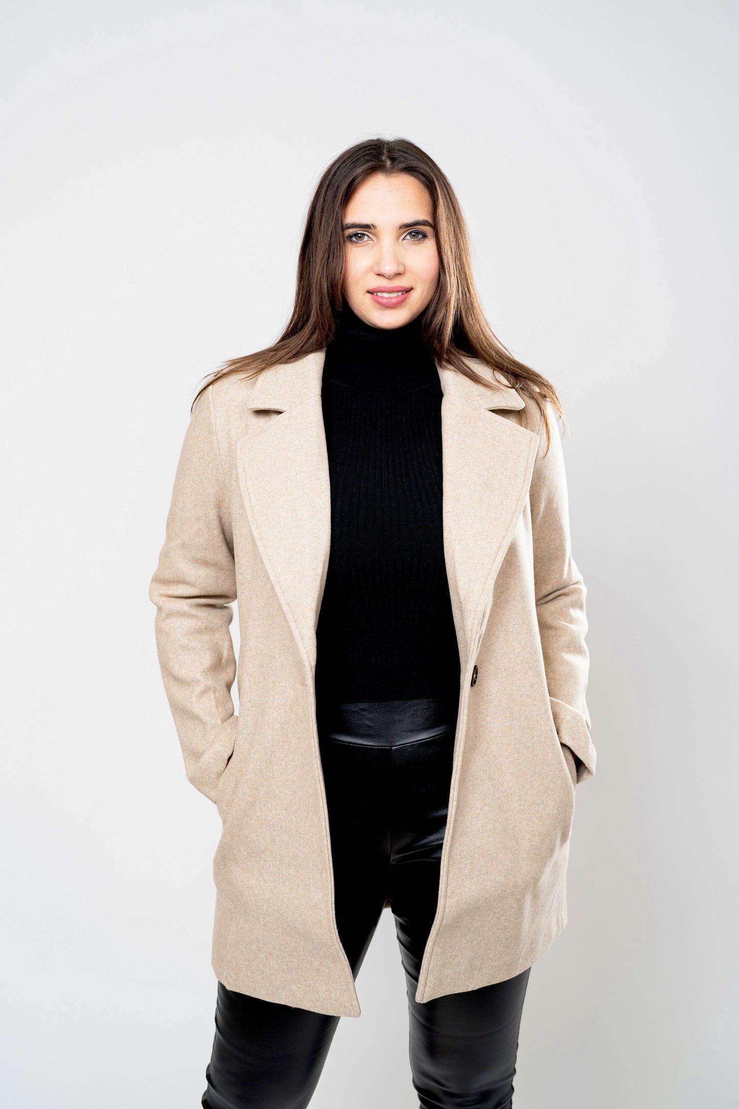 
                  
                    JQ Fleece Single Breasted Coat
                  
                