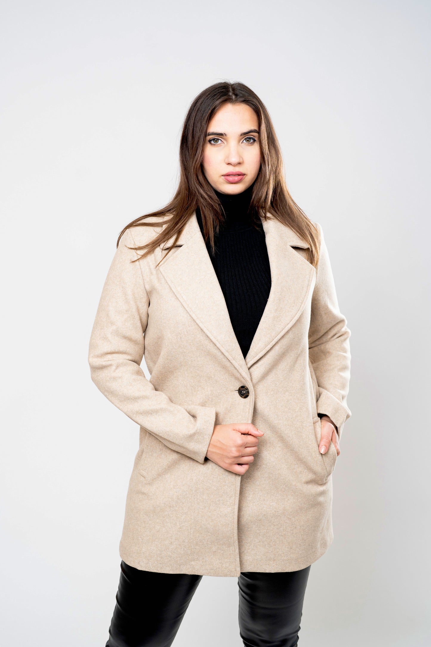 
                  
                    JQ Fleece Single Breasted Coat
                  
                