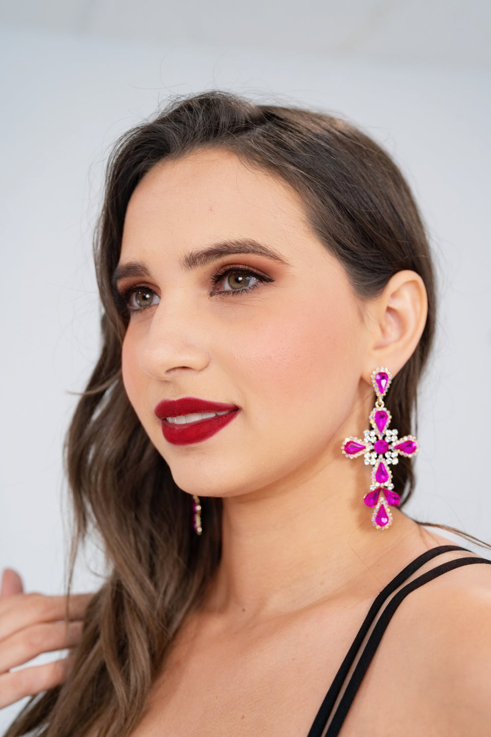 Cross earrings